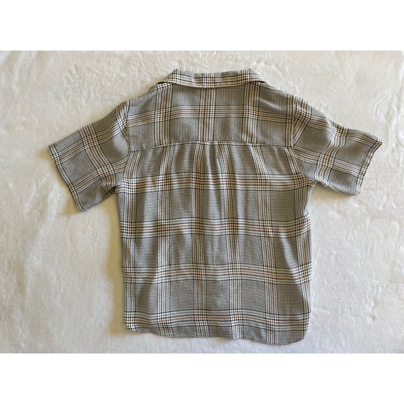 Abercrombie & Fitch Button‎ Down Short Sleeve Plaid Shirt - Women's M - Picture 3 of 7